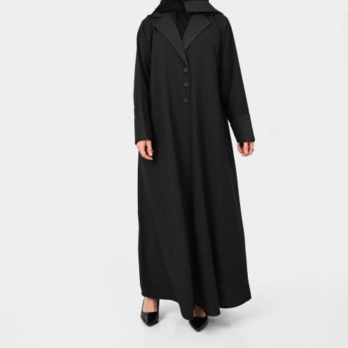 عباية من قماش الكريب الفاخر