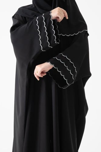 عباية مشلح من الحرير (بلاك دايموند)