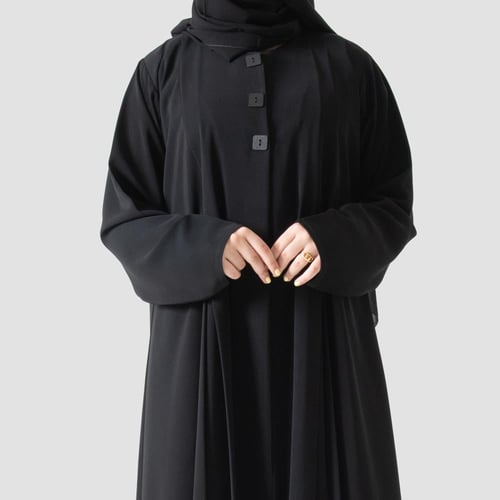 عباية من قماش الكريب (الملكي)