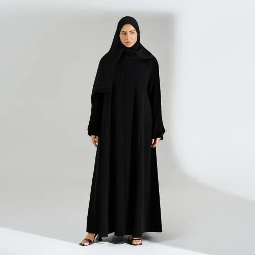 عباية كلوش من قماش الباربي