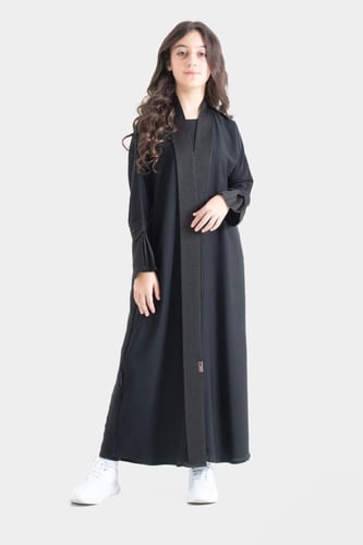 عباية بناتي من الحرير لف