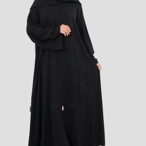 عباية ناعمة من الحرير مطرزة