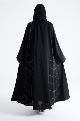 عباية بقماش ناعم من الحرير