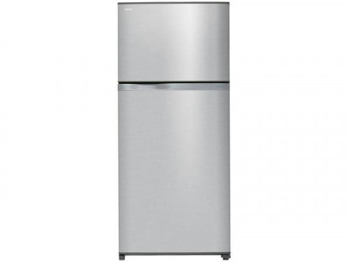 ثلاجة توشيبا بابين 19.6 قدم سلفر