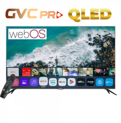 شاشة GVC75 بوصة QLED- ويبس + سمارت 4K