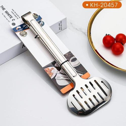 ملقط طعام استيل مسطح بيضاوي (29سم)