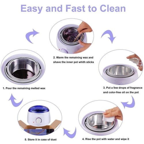 جهاز تسخين شمع كهربائي دائري بسعة 400مل