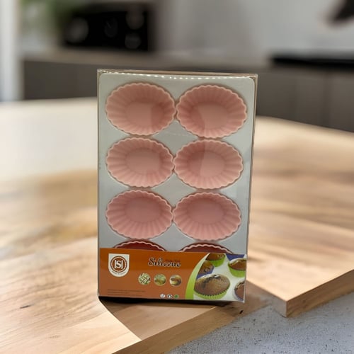 قالب كب كيك سيليكون قابل للطي (صغير) - 8 قطع