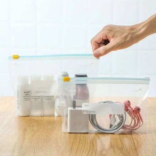 اكياس حفظ الطعام بقفل سحاب (متوفر اكثر من مقاس)