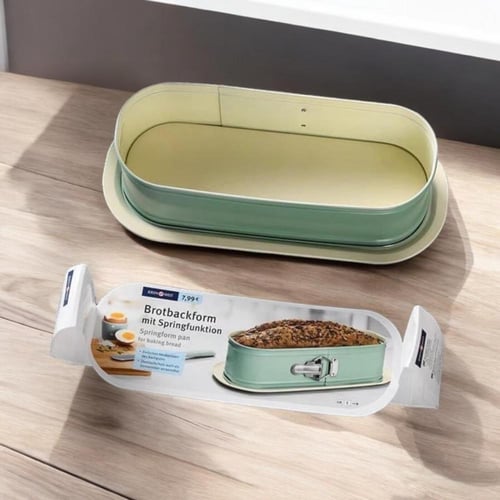 قالب كيك بيضاوي بقفل وقاعدة متحركة 30سم