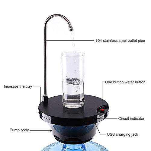 مضخة الماء المتطورة بقاعدة - شحن USB