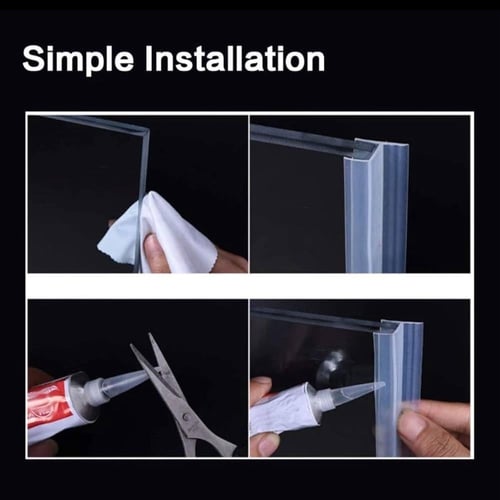 شريط مطاطي مرن وشفاف من السيليكون للأبواب والنوافذ...