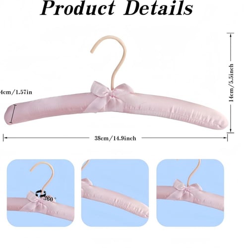 علاقات ملابس قماشية ملونة (5 قطع)