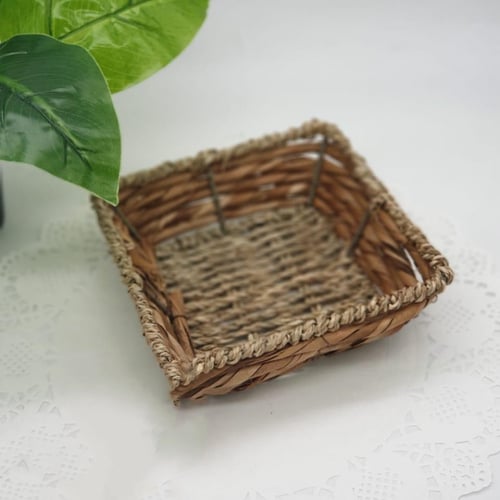 مجموعة سلال (6 حبات) تقديمات خوص صغيره (متوفر 4 مو...