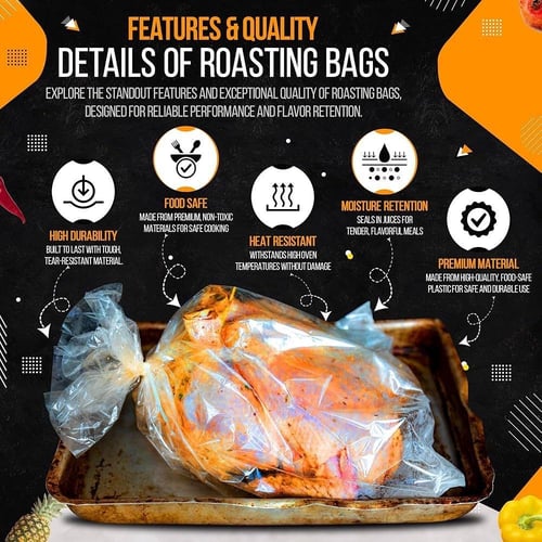 اكياس حرارية للشواء في الفرن مقاومة للحرارة وسهلة...