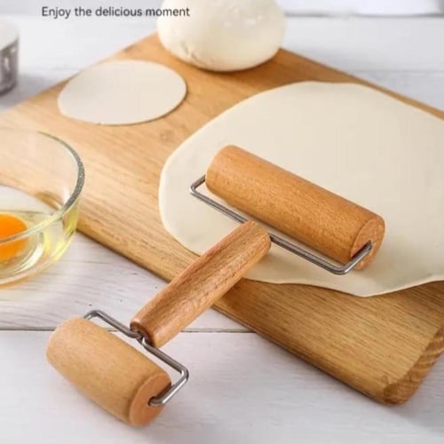 فرادة عجين خشب يدوية مزدوجة | تجانس ودقة في الفرد