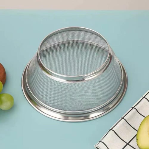 مصفاة مطبخ استيل دائري بقاعدة | متوفر 3 احجام
