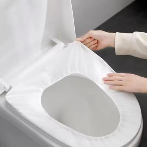 20 عبوة مغلفة من غطاء مقعد المرحاض (القماشية) للاس...