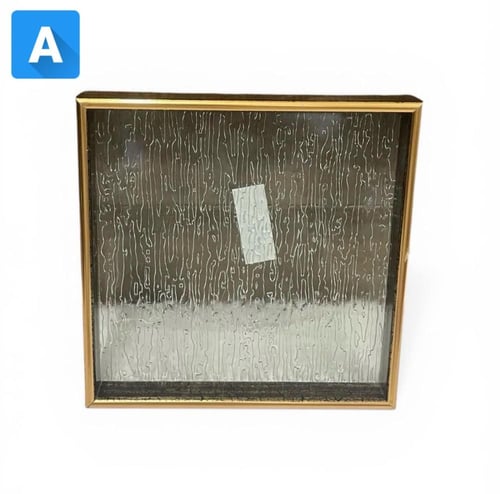 طوفرية وصواني تقديم مربع زجاج ببرواز خشبي (متوفر 4...