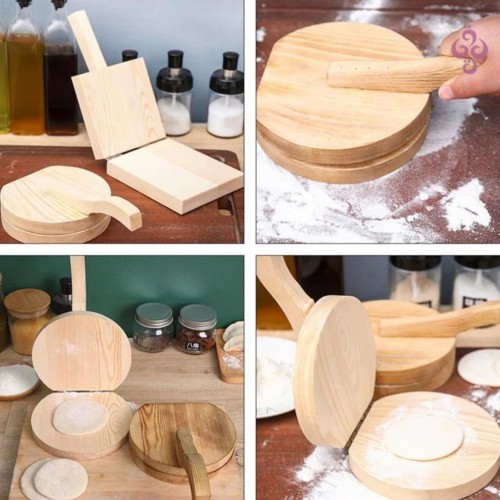 مكبس خشب لفرد العجين (مستطيل/دائري)