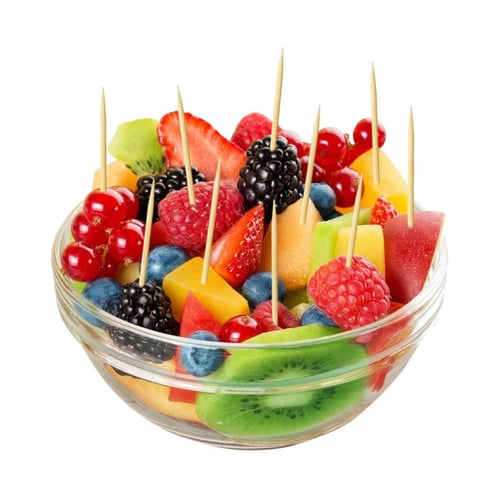 اعود اسنان مغلفة بلاستيك شفاف | 1000 حبة