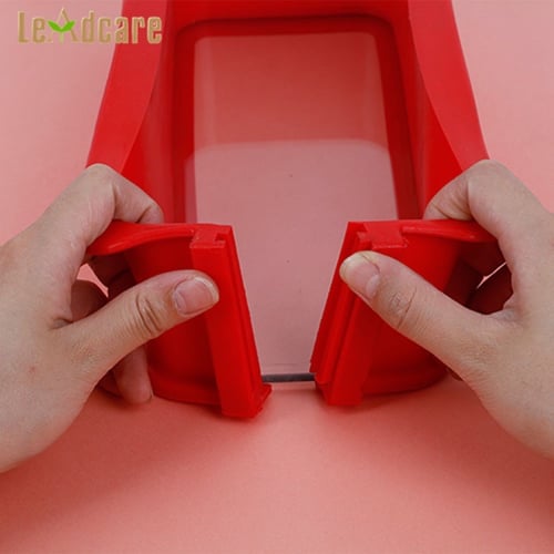 قالب سيليكون مستطيل بقاعدة زجاج 28سم