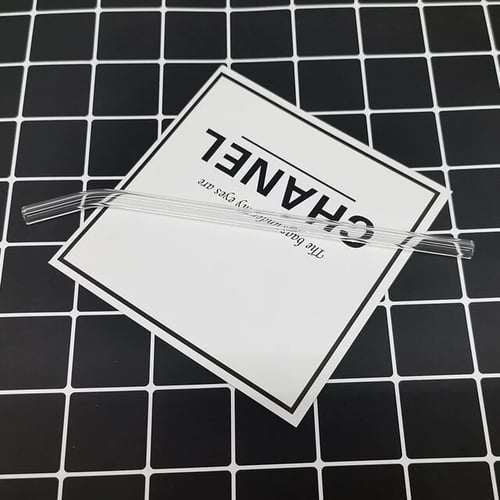 طقم اكواب زجاج اسطوانية من (5 حبات) مع مصاص زجاج |...