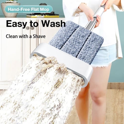 ممسحة المايكروفايبر المسطحة بخاصية قابلة للشطف