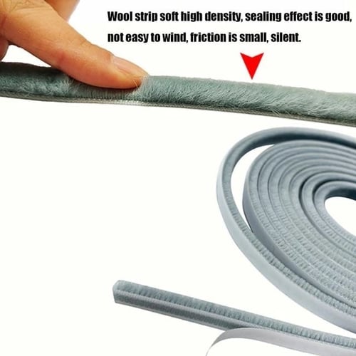 شريط عازل لاصق بفرشاة لاحكام غلق النوافذ والابواب...