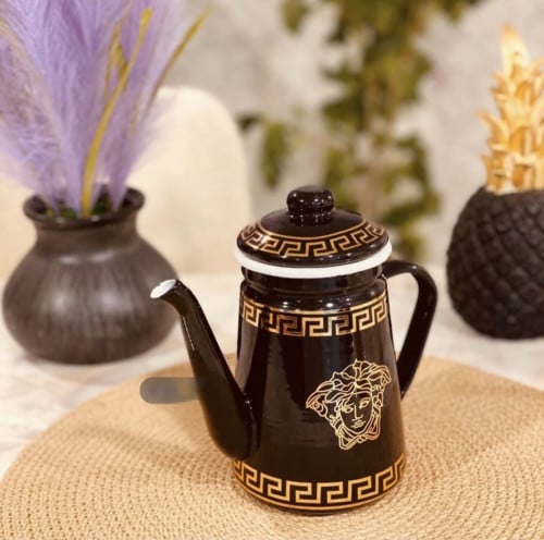 ابريق معدن فرزاتشي اسود 1.1 لتر