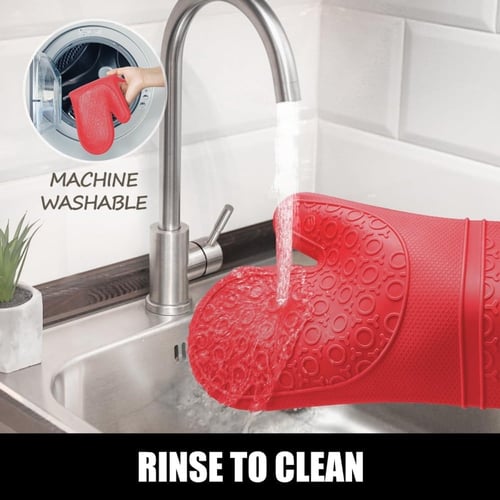 قفازات فرن سيليكون ضد الحرارة