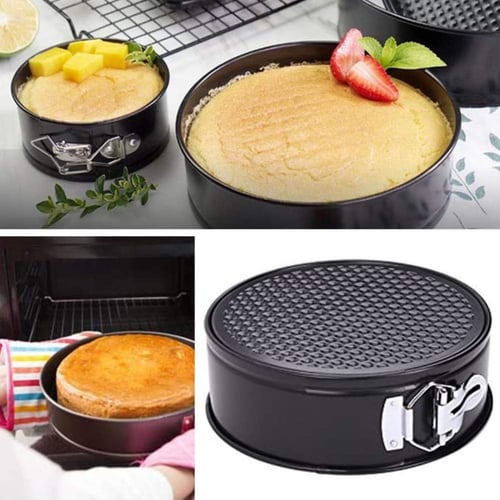 قالب كيك دائري بقفل وقاعدة متحركة (متوفر اكثر من م...