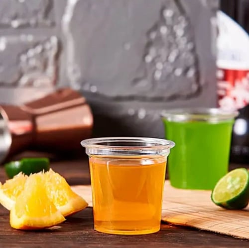 اكواب بلاستيك ميني شفافة 1 أونصة | 50 قطعة