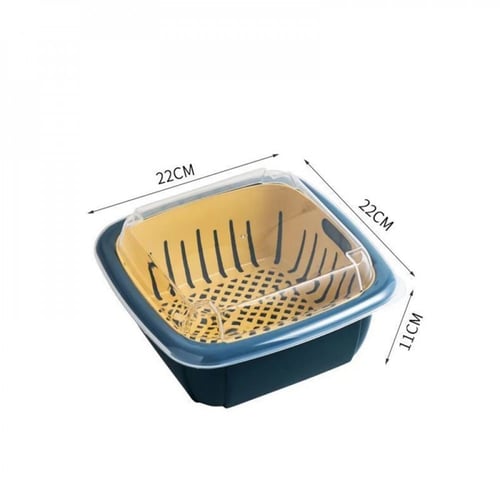 مصفاة خضار مع وعاء وغطاء