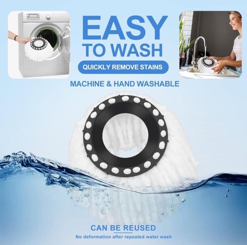 غيار رأس ممسحة دائري | 3 قطع