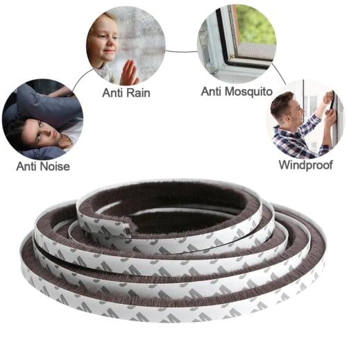 شريط عازل لاصق بفرشاة لاحكام غلق النوافذ والابواب...