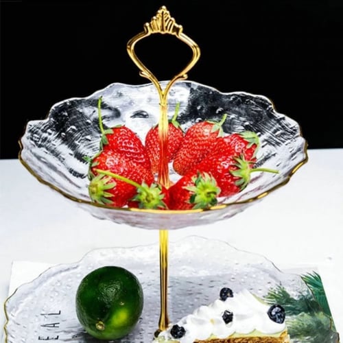 شيال تقديم زجاج بطبقين