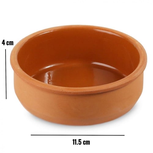 طقم صحون فخار (3 حبة) دائرية (11.5 سم)