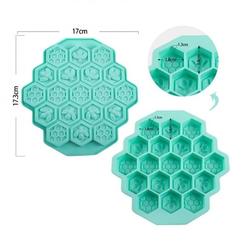 قالب سيليكون بتصميم خلية النحل