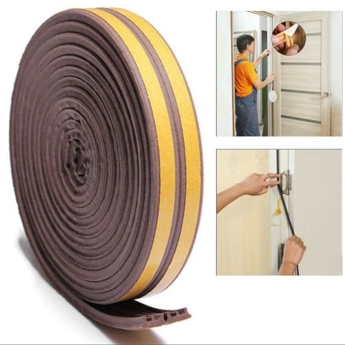 شريط عازل اسفنجي لاصق لاحكام غلق النوافذ والابواب...