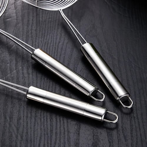 مصفاة قلي يد معدن