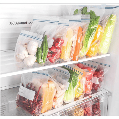 اكياس حفظ الطعام بسحاب (متوفر اكثر من مقاس)