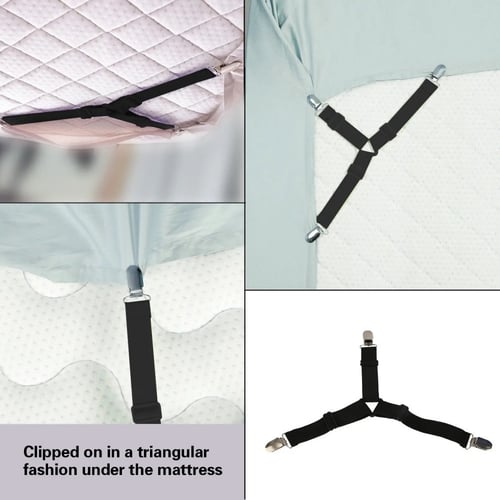 مجموعة مثبت مفرش السرير