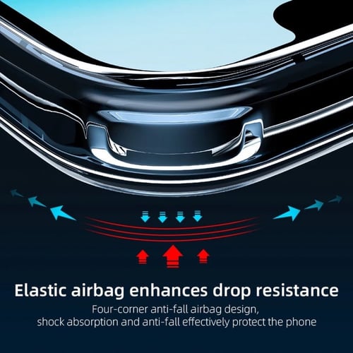 كفر حماية ابل ايفون 12 شفاف يدعم الشحن اللاسلكي