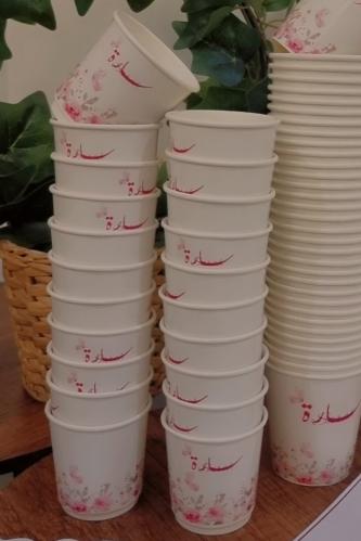 اكواب قهوه ورق دبل