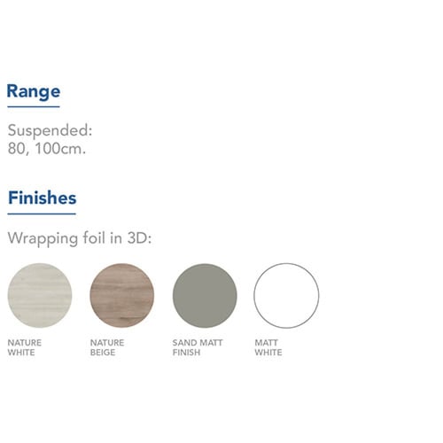 مغسله ديكور 80 سم ROYO WAVE