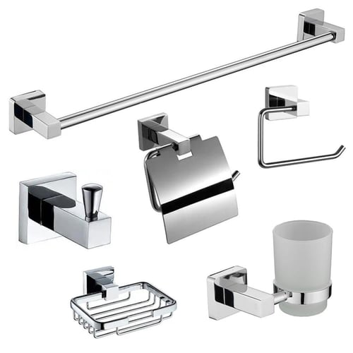 طقم اكسسوار 6قطع مربع-Disegno-متعدد الألوان