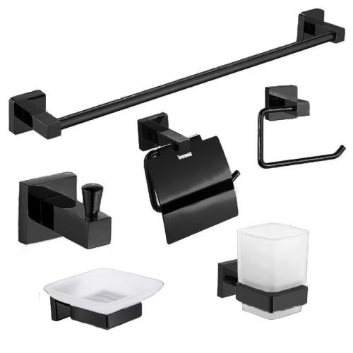 طقم اكسسوار 6قطع مربع-Disegno-متعدد الألوان