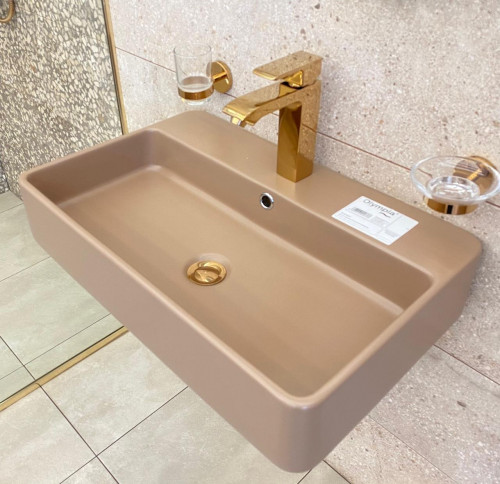 مغسله تراتو 65 سم بني ITALY OLYMPIA TRA4165107