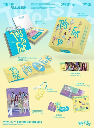 TWICE 4TH FULL ALBUM "THIS IS FOR"
